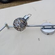 Vintage Chrome Pendant Light