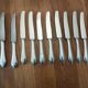 set of 11 silver metal cutlery