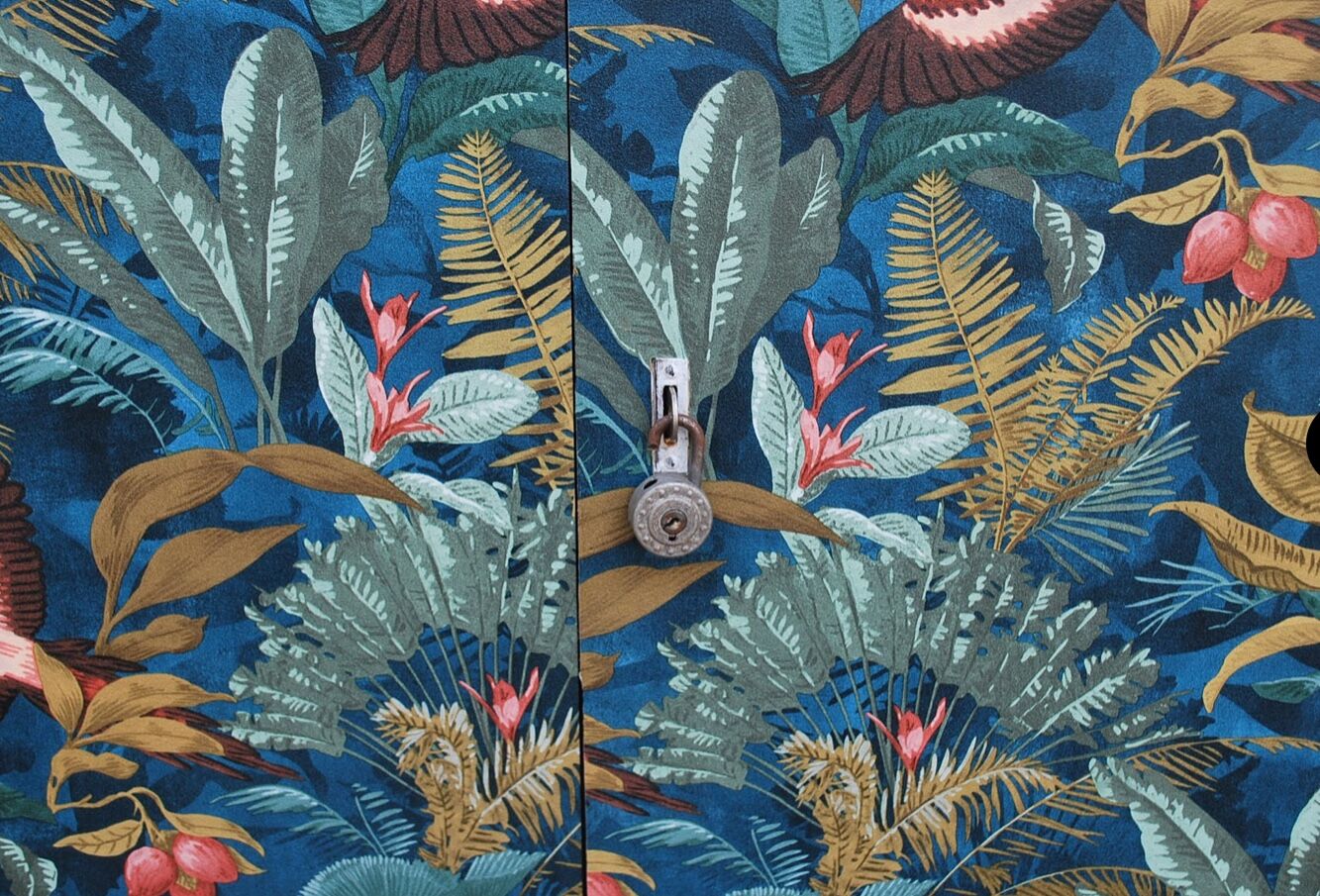 Renovated boarding school cabinet