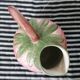 Strawberry-shaped ceramic carafe