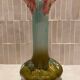 Large Art Nouveau barbotine vase