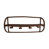 Rattan wall coat holder