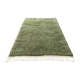 Handwoven natural wool rug, size 140/260 cm.