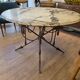 Circular Gueridon Table with Arrows and Trimmings