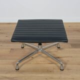 Eames Alu Group EA124 & EA125 Lounge Chair & Ottoman by Charles & Ray Eames for Vitra, 1980s.