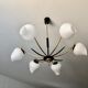 Lustre 6 tulipes 1950 Maison Arlus