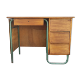 Bureau de maître vintage Stella métal et bois