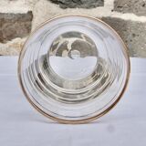 Set of 5 whisky glasses with golden edging, 1930s