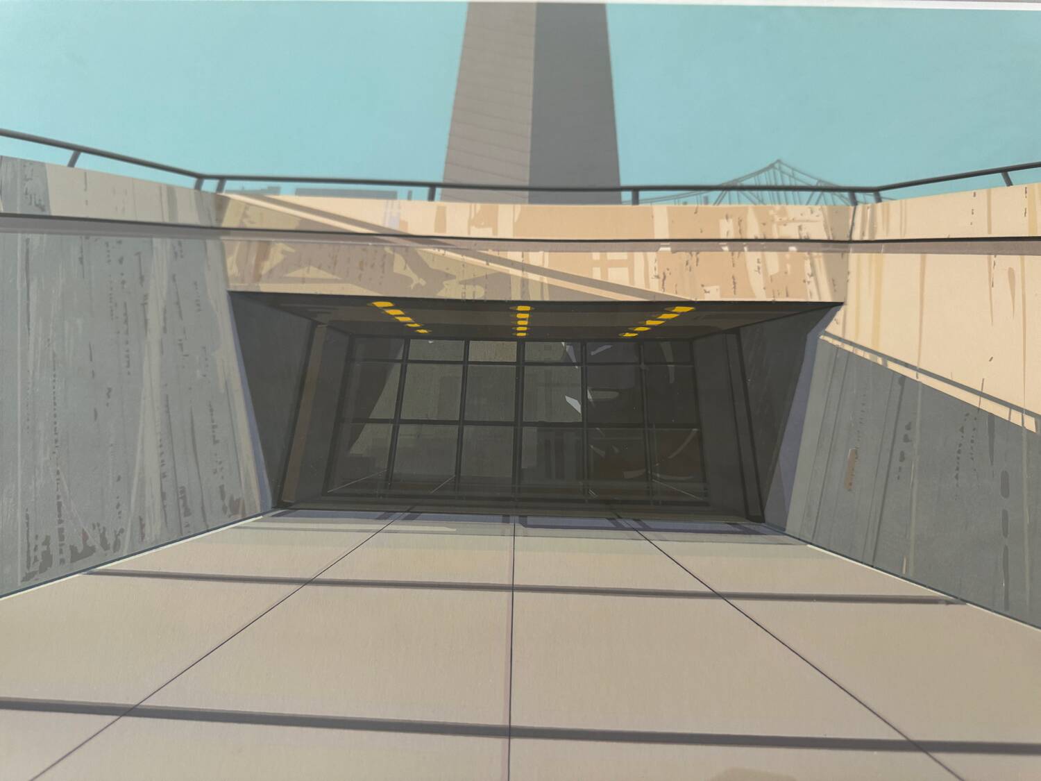 Richard Estes, Arche Saint-Louis, 1972