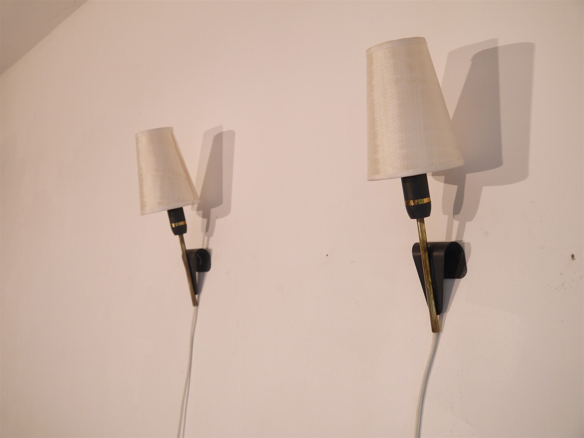 Pair of  wall lamps 1960
