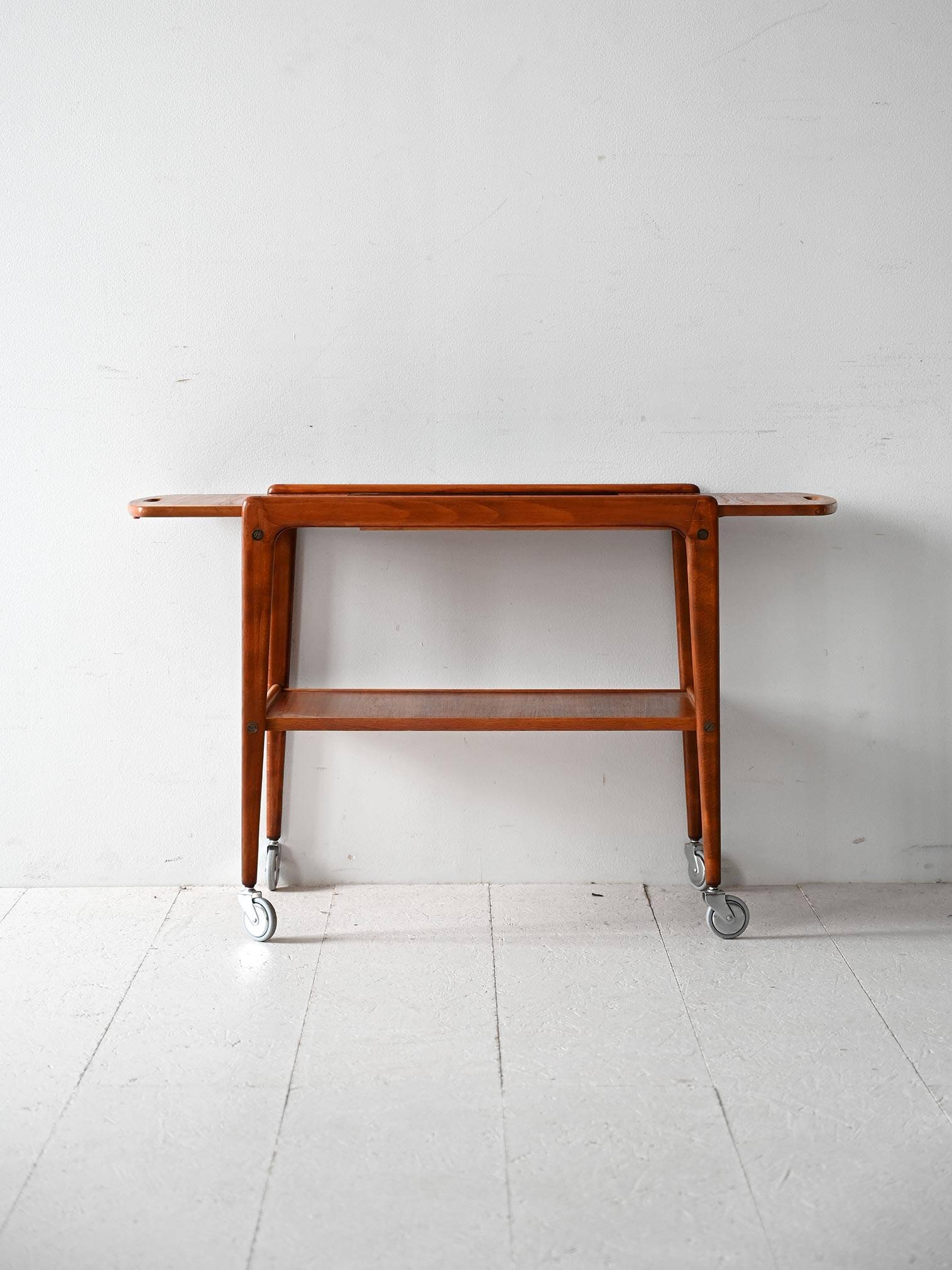 Vintage Swedish "Thea" Trolley by Yngve Ekström in Teak