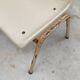 White molded plastic children's chair 1980