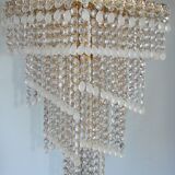 Lustre en cristal, années 1960