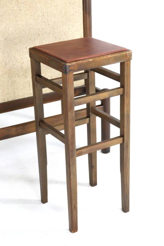 1970's home bar with 2 stools - vintage danish design mid century modern