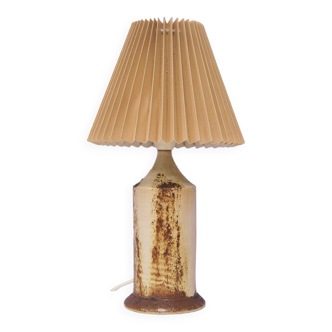 vintage ceramic table lamp pleated shade