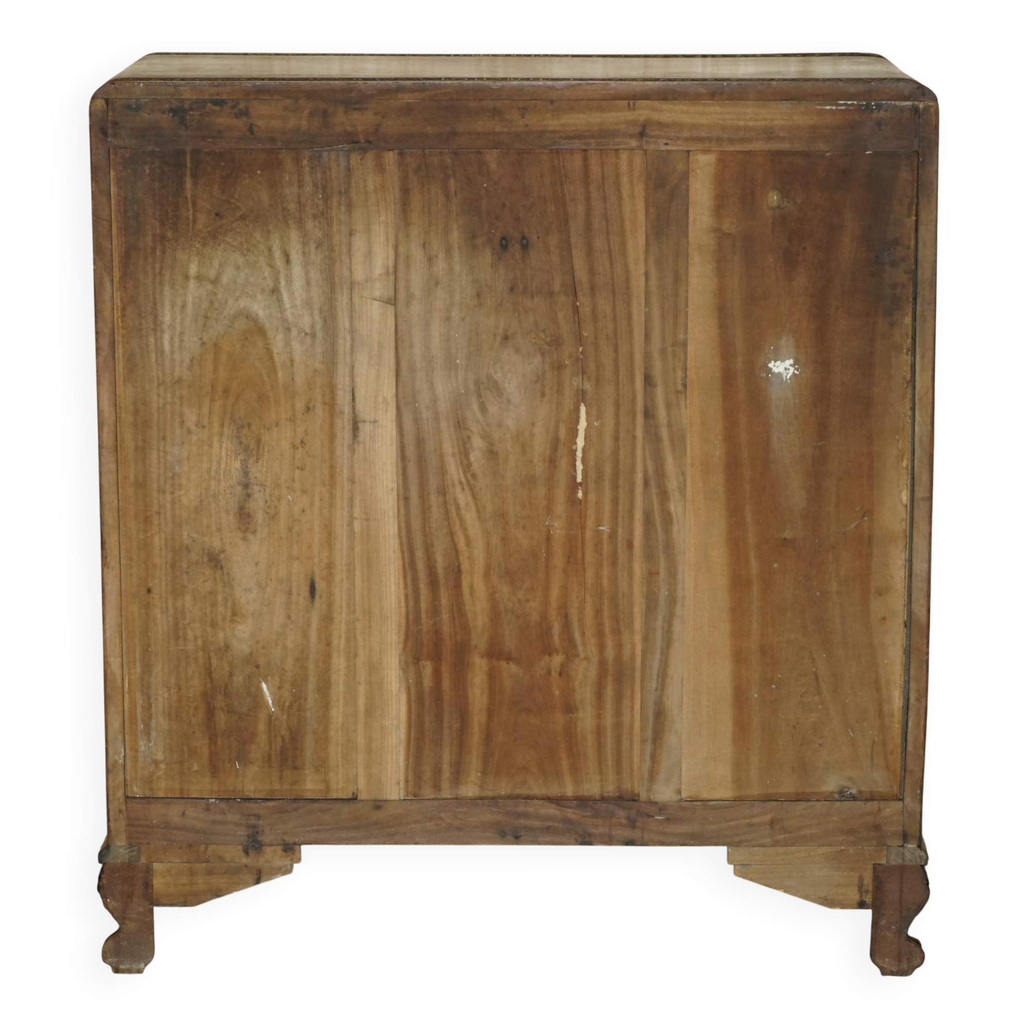 Antique Chinese commode hand-carved circa 1890 with detailed handles.