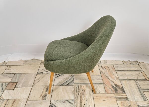 Fauteuil club Tchécoslovaquie années 1960. VINTAGE