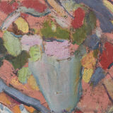 Fauve Still Life with Fish - Oil on Canvas