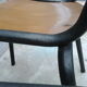 Two vintage school chairs