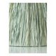 Art Deco Japonisme ceramic table lamp, 1928, new silk sari ribbon lampshade.