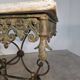 Exceptional large presentation table in cast iron from the late 19th century.