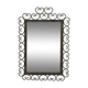 Wrought iron mirror, France circa 1950 46x67cm