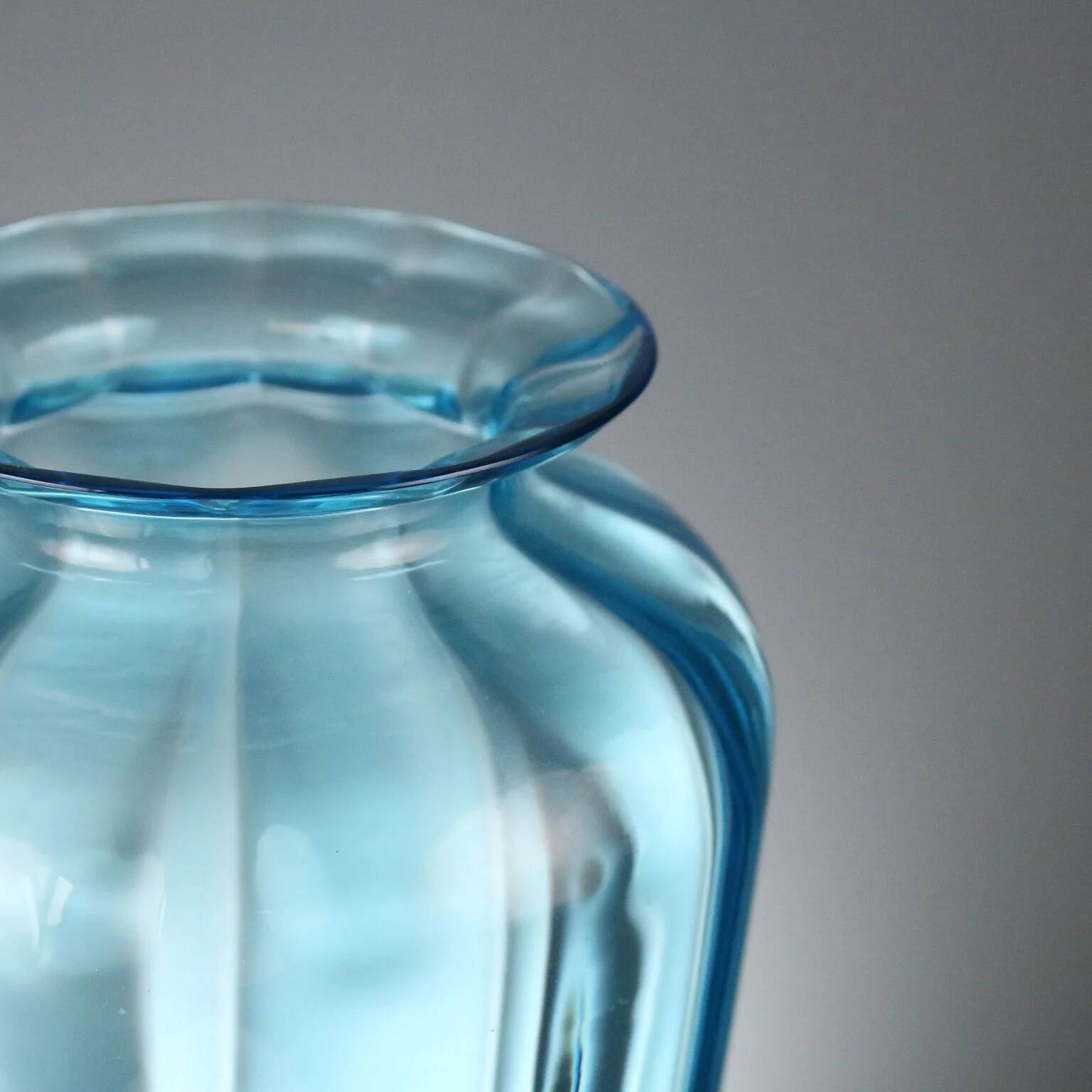 Vintage blown glass vase Auras, Venice, Italy, 1980s