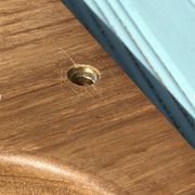Massive Danish-made teak box 60s without hinges
