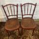 Paire de chaises bistrot Thonet estampillées
