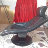 Swivel leather chair