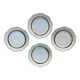 4 Nardon Lafarge porcelain dessert plates