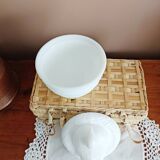 Avon opaline pot, bird decor