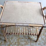 Rattan table