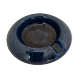 Vintage blue ashtray signed