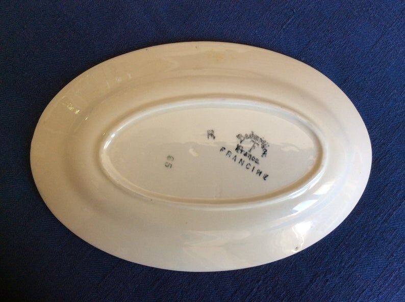 Set 2 petits plats vintage manufactures Badonviller,Gien