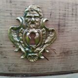 Antique Louis XVI style chest of drawers with wooden top