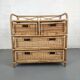 Rattan chest of drawers 4 drawers