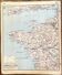 🌍Old school map Vidal-Lablache 60, 1940 - West France, Brittany