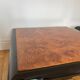 Duo de tables basses loupe d’orme vintage