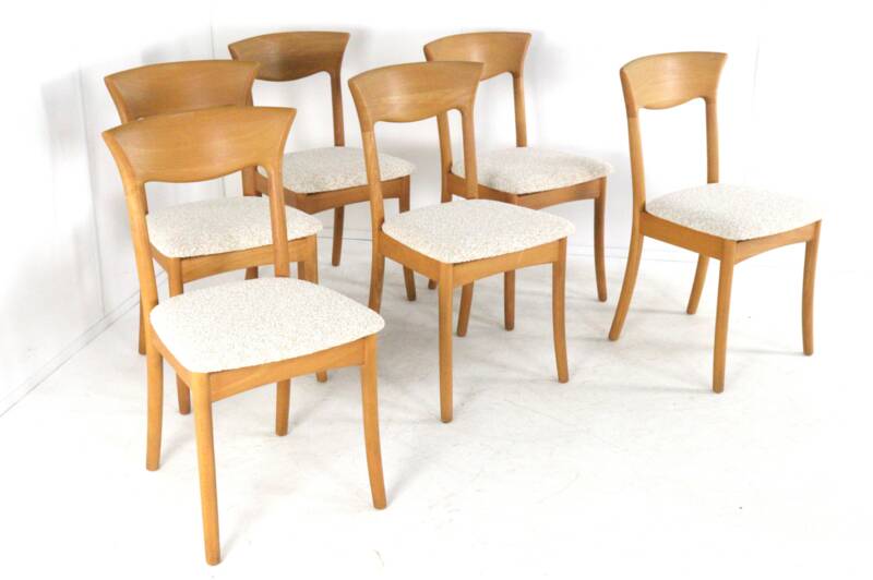 Ensemble de 6 chaises Juul Kristensen pour JK Denmark - design danois