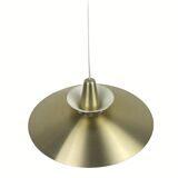 Danish scandinavian brass UFO pendant, 1970s