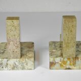 Pair of Marble Bookends from the Art Deco period