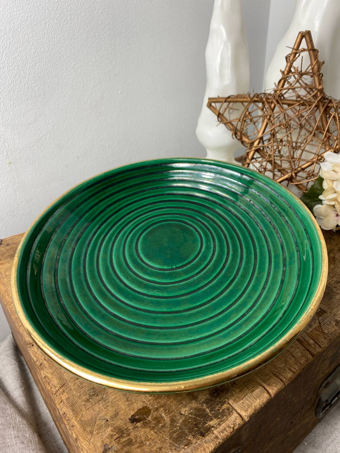Art Deco ceramic dish