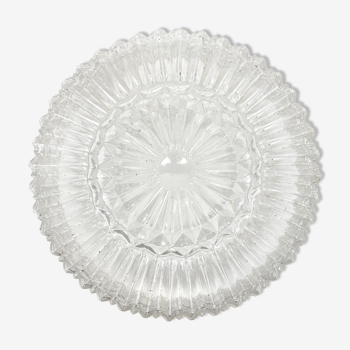 Ceiling lamp or wall lamp in holophanous glass - Ø 24,5 cm