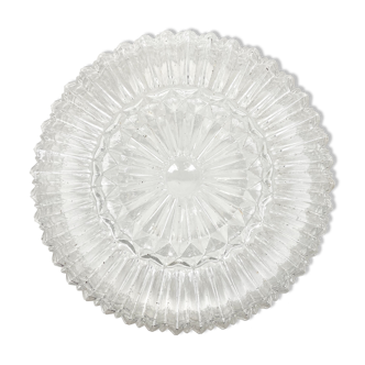 Ceiling lamp or wall lamp in holophanous glass - Ø 24,5 cm