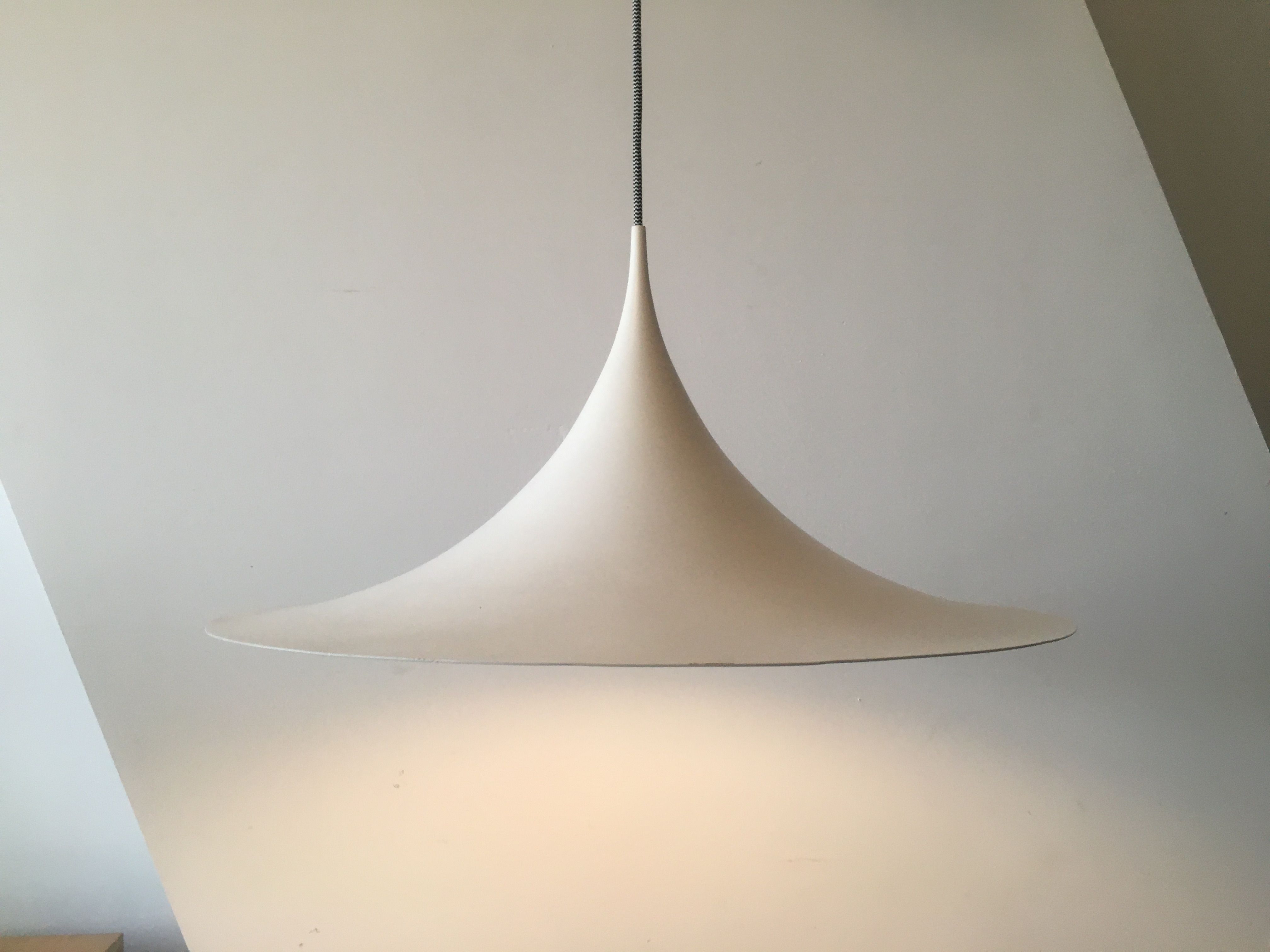 Semi pendant light byClaus Bonderup & Torsten Thorup for Fog & Mørup, 1960s