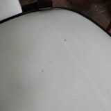 Chaise bois et simili cuir assise