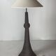 Abat-jour Brutaliste Wabi Sabi en Bouclé et Lampadaire en Céramique, 1960s
