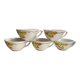 set of 5 coffee cups Badonviller 30-40s