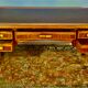 Flat desk in Mahogany Art Deco period 1920, marquetry of precious wood.